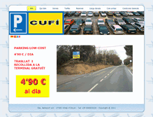 Tablet Screenshot of parkingcufi.com